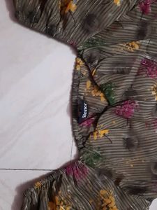 Stylish Floral Print crop top