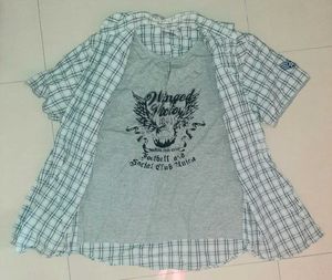 💙 ELEVATED CASUAL PLAID SHIRT — MEN'S (L)