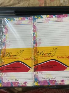 Colourful sheets for Assignment Pack of 2