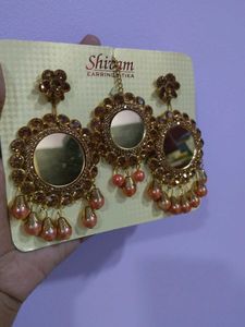 Beautiful Earrings and Tikka Set