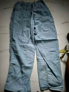 Light Blue Casual Pants