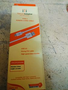 NEW Techmate Power N Sync Cable
