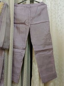 Lavender Kurta Set with Dupatta