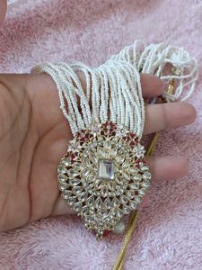 Beaded Necklace with Pendant