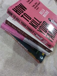 Collection of 4 Popular Fiction Books