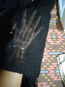 Black Sequence Work Saree🎊🎉🎉