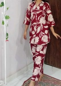 Stylish Floral Print Co-ord Set