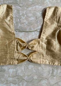 Gold Bow Detail Blouse