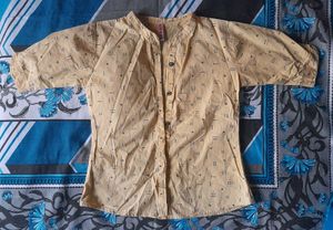 Yellow Printed shirt