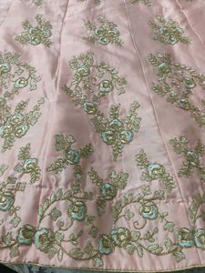 Beautiful Peach Lehenga Choli Set