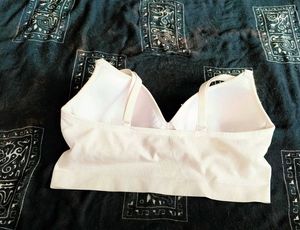 White Ribbed Bralette Top