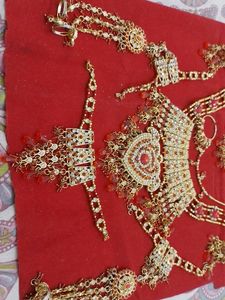 Bridal Jewellery Set ( Orange)