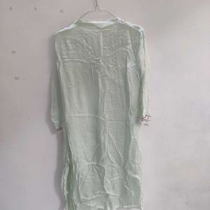Elegant Mint Green Kurta Set