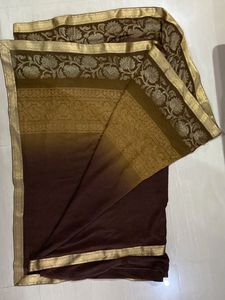 Elegant Brown Saree