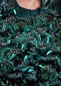 two  combo Sequin Embellished net kurte