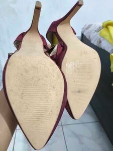 Burgundy Heels
