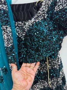 party wear sequence, Lehenga Choli Dupatta