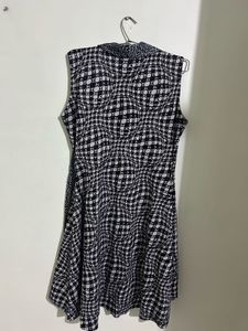 Black &amp; White Sleeveless Dress