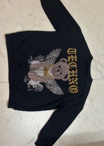 Black Bear Graphic Sweatshirt