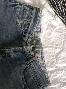 Washed Denim Jeans