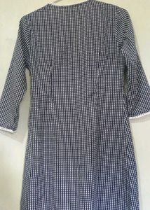 New gingam lace dress
