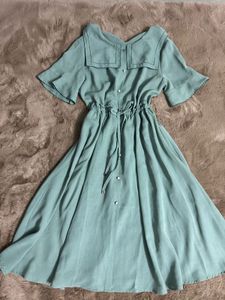 Collar Midi Dress