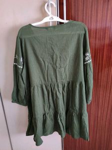 Max Olive tunic dress By Kalki Koechlin