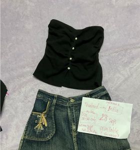 Chic Black Tube Top 32-34