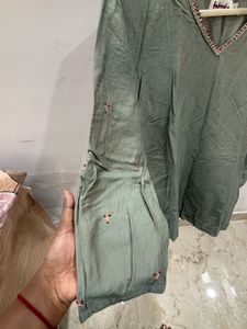 Fabindia S Size Worn 3-4 Times, Silk Fabric