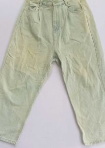 Vintage Light Wash Wide Leg Jeans