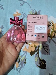 Charming Pink Bow Perfume Bottle