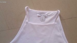 Optical White Camisoles Like Crop Top