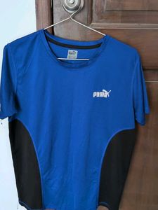 Puma Blue Athletic T-Shirt