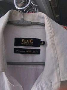 Peter England White Formal Shirt For Men