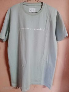 Light Green Graphic T-Shirt