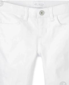 White Cotton Shorts For Teenage Girls, Size UK 16