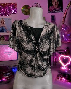 Y2K Abstract Top