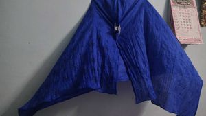 Vibrant Blue cotton duptta