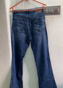 Lee Cooper Flared Blue Denim Jeans
