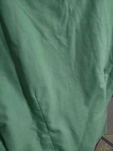 Light Green Collared Button-Up Top