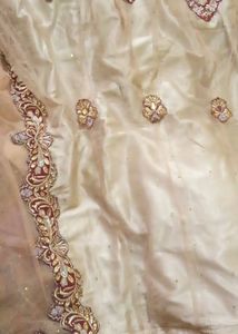 Lehenga Style Saree With Jwellery Set