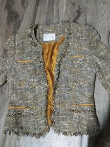 Elegant Tweed Cropped Jacket
