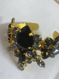 Stunning Black Stone handcuff