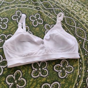 White Maternity Nursing Bra