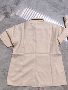 Men's Beige safari suit
