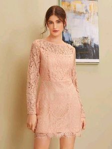 Elegant mini Lace Dress 🪭🪞✨️