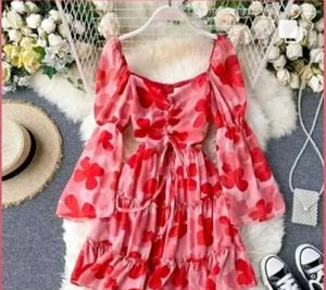 Floral Print Mini Dress