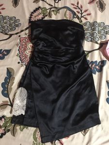 Elegant Black Strapless Dress