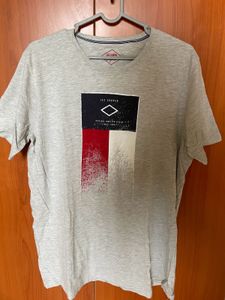 Lee Cooper Men's Grey T-Shirt