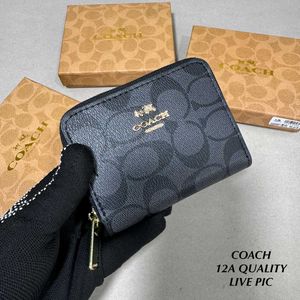 COACH MINI ZIPPER WALLET WD BOX @SALE
